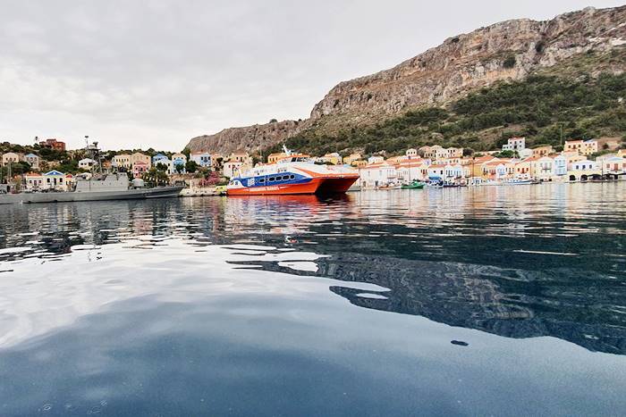H Dodekanisos Seaways στο Καστελόριζο για τον εορτασμό των Πολιούχων Αγίων του νησιού, Κωνσταντίνου και Ελένης