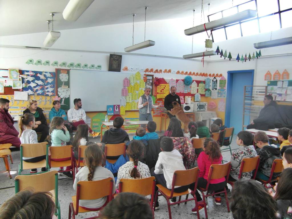 Φιλοζωϊκό Σωματείο Σάμου: Σχολικό πρόγραμμα φιλοζωίας στο Δημοτικό σχολείο Κοκκαρίου
