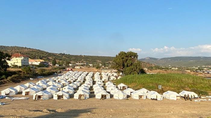 Σημεία δηλώσεων Υπουργού Μετανάστευσης και Ασύλου κ. Νότη Μηταράκη σε ανταποκριτές ξένων ΜΜΕ στη Λέσβο