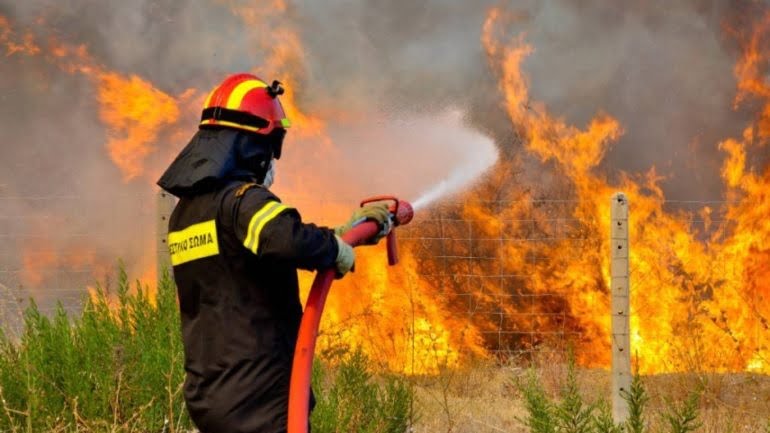 Πυρκαγιά σε χορτολιβαδική έκταση στη Χρυσομηλιά Φούρνων