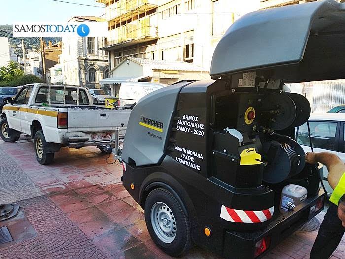 Μιχάλης Μητσός: Το εξειδικευμένο μηχάνημα θα χρησιμοποιηθεί για τον καθαρισμό και την απολύμανση των δρόμων, των πεζοδρομίων και των κοινόχρηστων χώρων του Δήμου