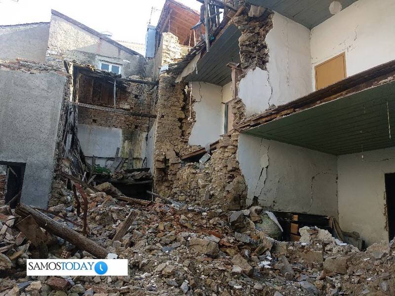 Πέντε μήνες μετά τον σεισμό της 30ης Οκτωβρίου 2020,  το Άνω Βαθύ «ζει» την καθημερινότητα με τα μεγάλα προβλήματα