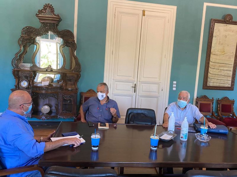 Συνάντηση κ. Στάντζου με τον κ. Γιάννη Σπιλάνη του συνδυασμού «Συμπαράταξη Πολιτών του Β. Αιγαίου»