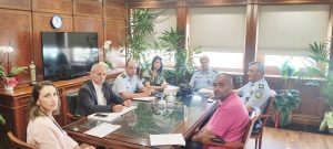 Συνάντηση της ΕΥΑΝ Σάμου με τον Αρχηγό της ΕΛ.ΑΣ. για την υποστελέχωση της Διεύθυνσης Αστυνομίας Σάμου