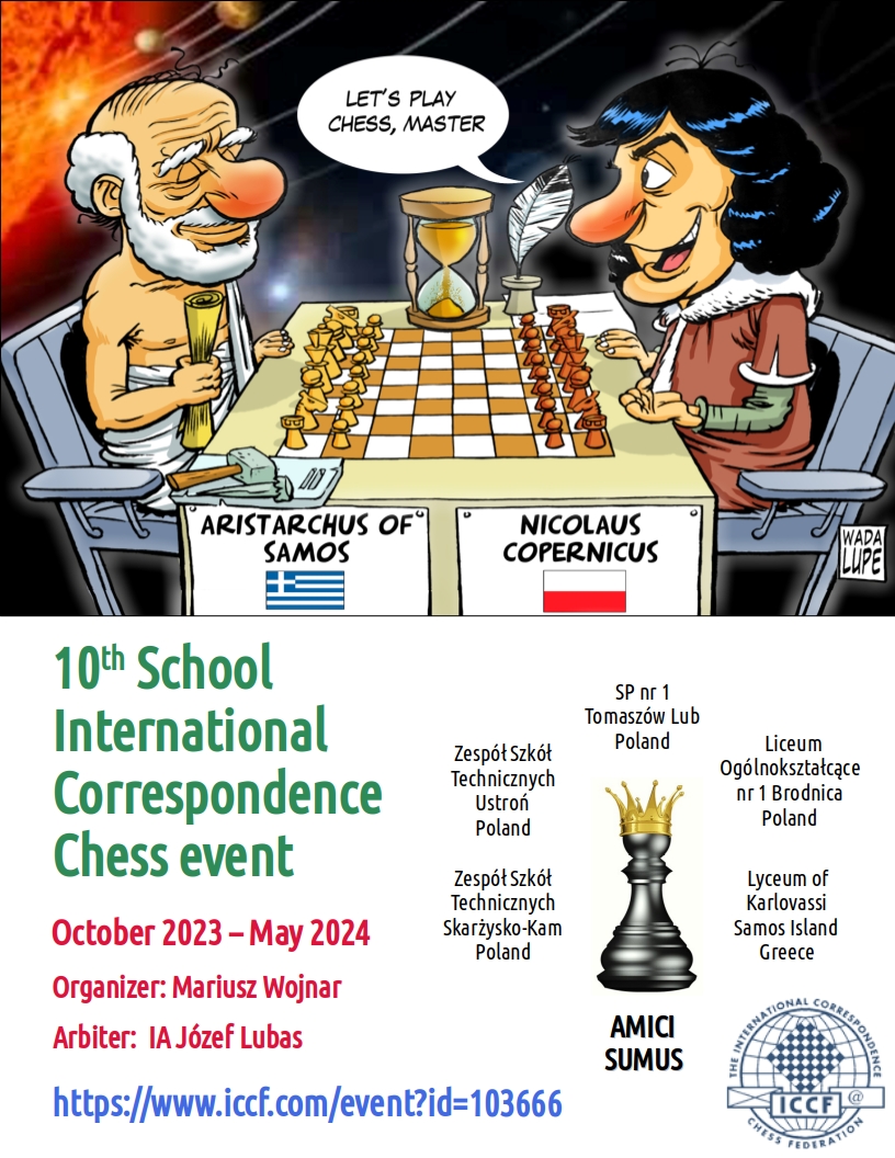 Ομάδα σκάκι ΓΕΛ Καρλοβάσου- 10th School International Chess Event 2023/24