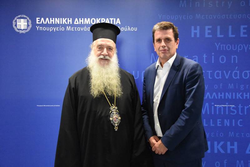 Ο Μητροπολίτης Σάμου, Ικαρίας & Κορσεών σε σειρά επαφών στην Αθήνα για ζητήματα της Ιεράς Μητροπόλεως