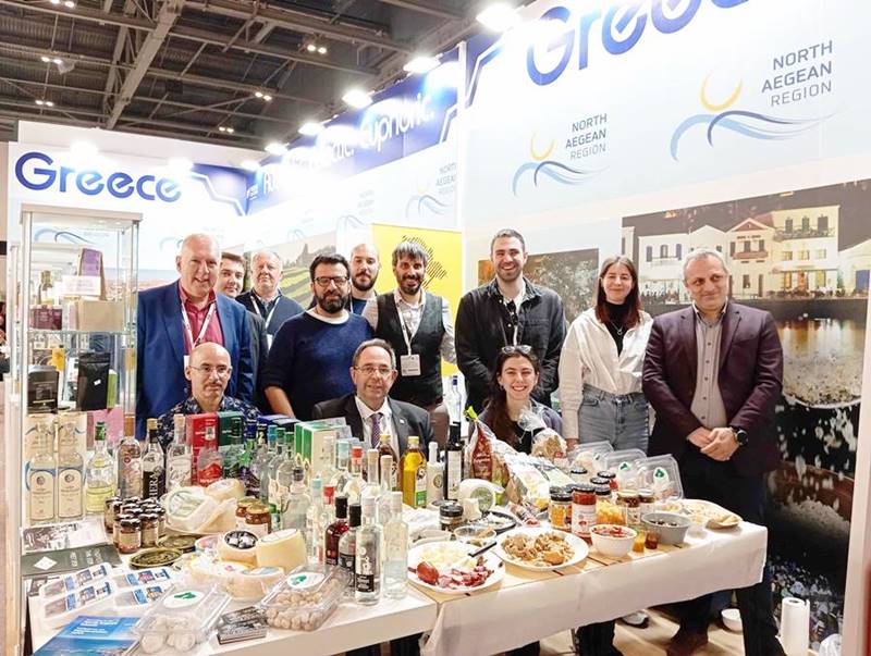 Συμμετοχή της Περιφέρειας Βορείου Αιγαίου στη διεθνή έκθεση του κλάδου τροφίμων & ποτών «IFE LONDON 2024»