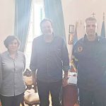 Συνάντηση Δημάρχου Αν. Σάμου με τον πρόεδρο της Ένωσης Πυροσβεστών Βορείου Αιγαίου